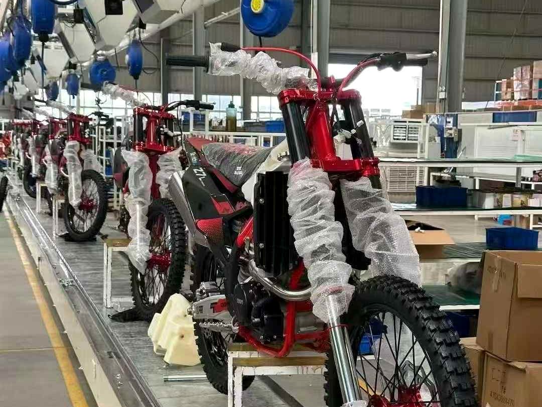 FCDC Motor motorcycle assembly line evidence for Chinese supplier verification
