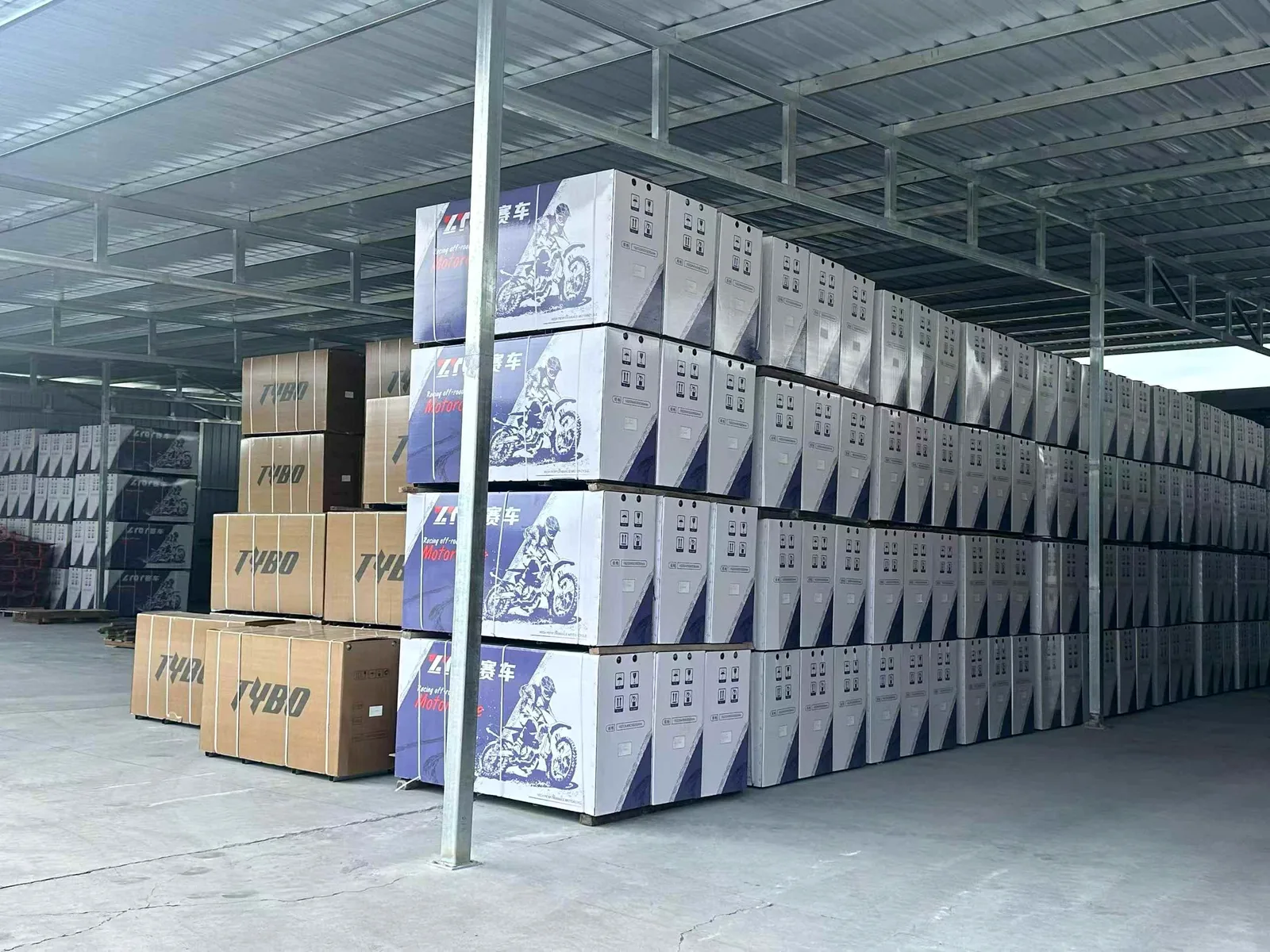 FCDC Motor packed motorcycle cartons for one-unit trial orders and wholesale procurement