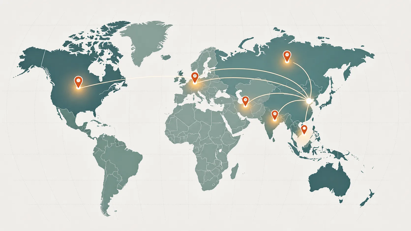 FCDC Motor global service markets map for motorcycle dealers