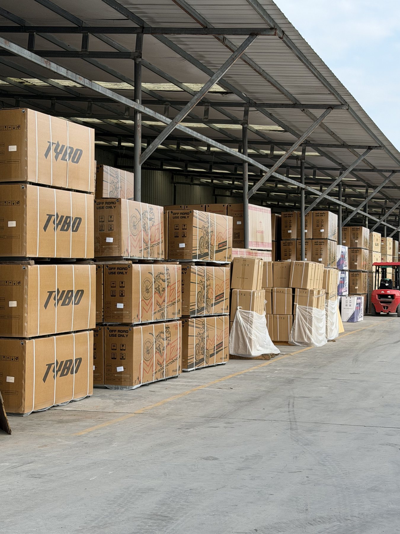 FCDC Motor factory packing and warehouse preparation