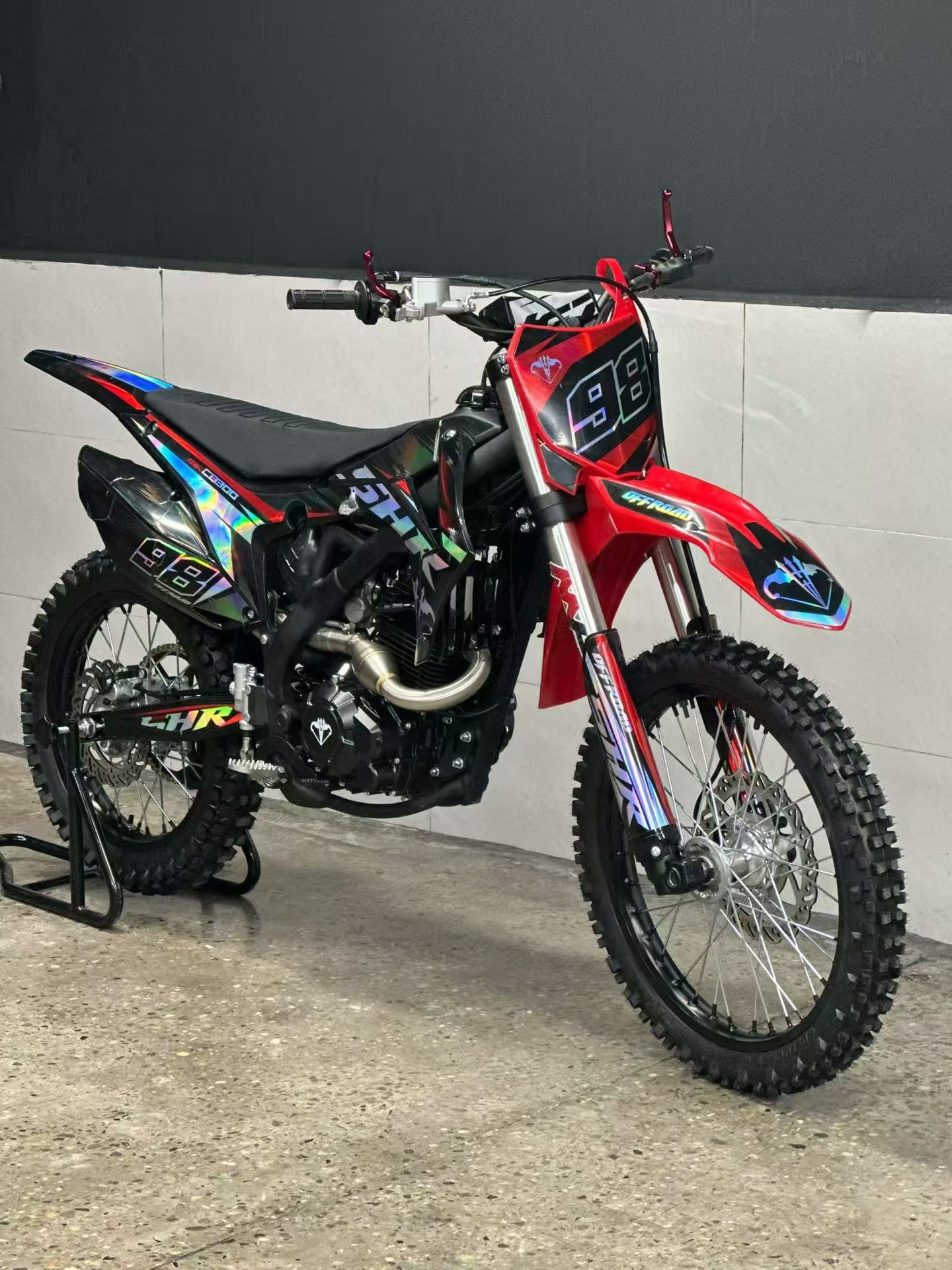 CC250 dirt bike shipment visual proof