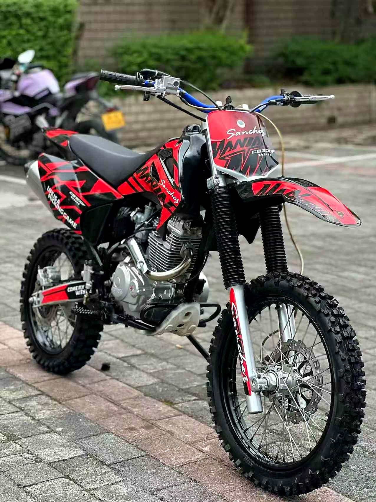 FCDC Motor motorcycle cleaning after off-road ride visual reference for post-ride ritual, clean machine, long service life